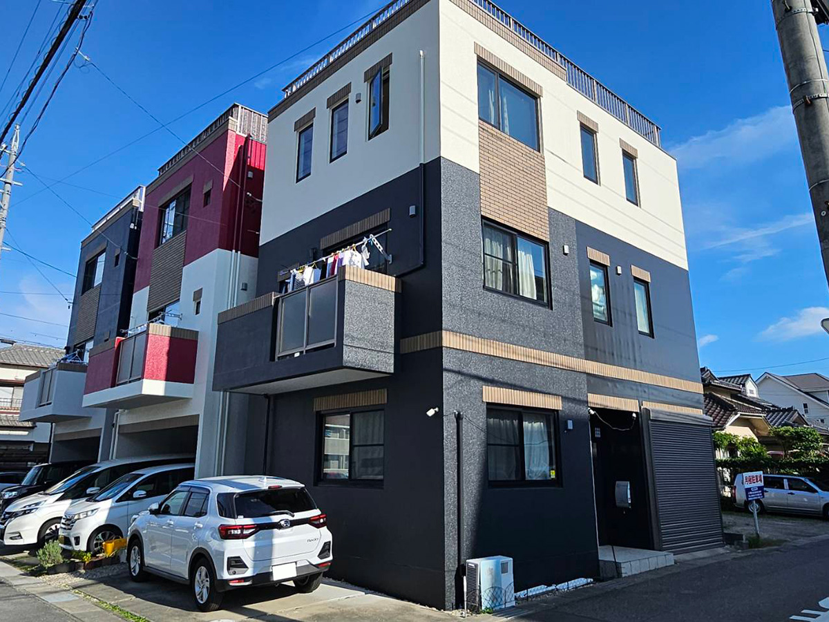 岡崎市／外壁防水工事の施工実績
